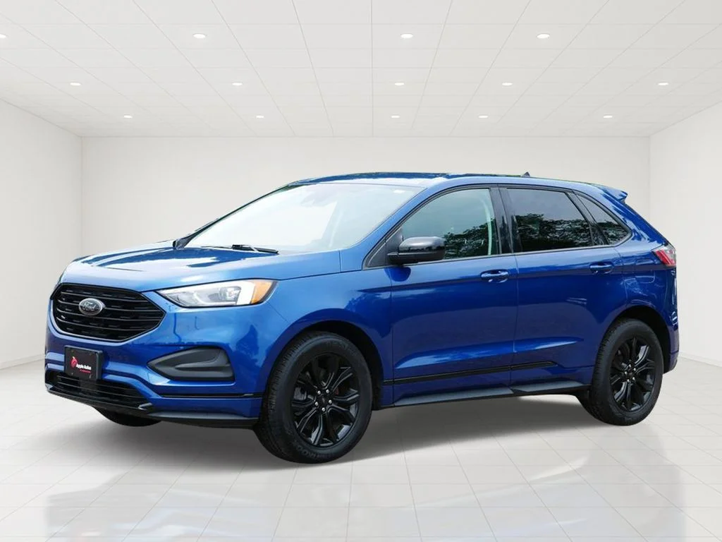 Certified Used 2024 Blue Ford SE image 6