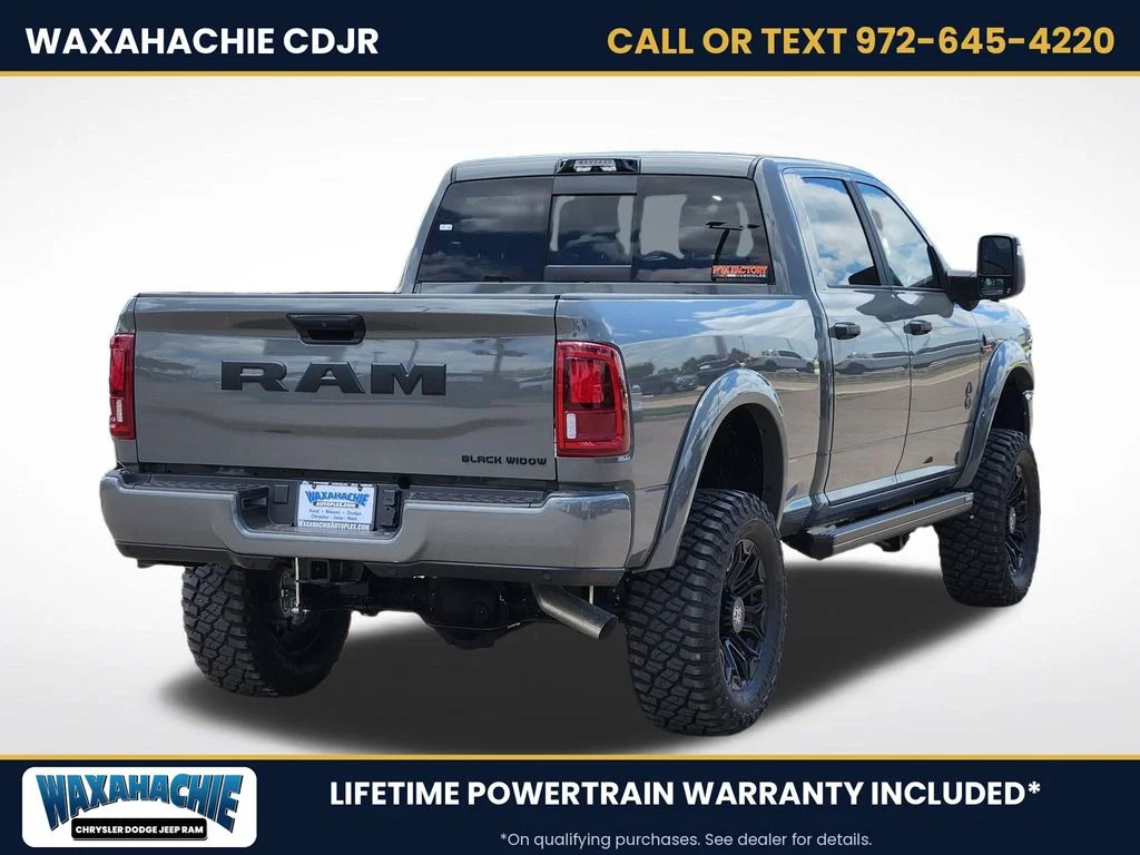 New 2026 Ceramic Gray Clear-Coat Exterior Paint RAM Black Widow Edition image 5
