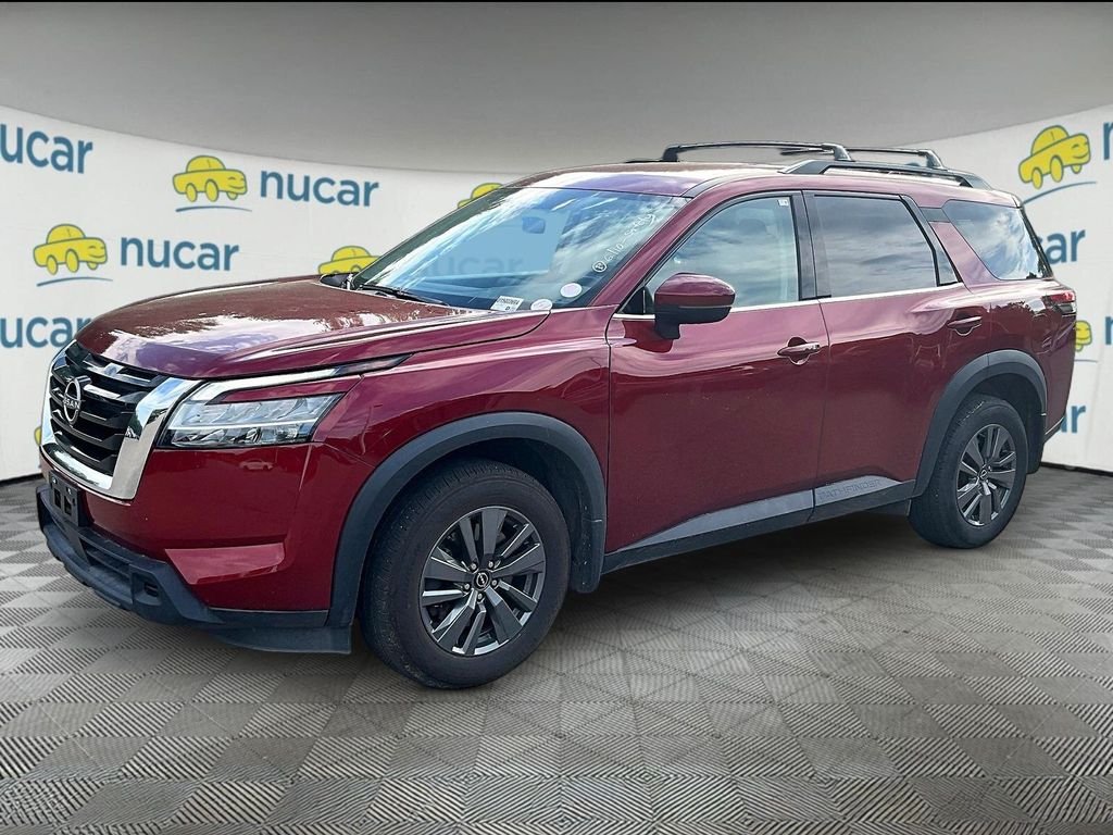Used 2022 Red Nissan SV image 3