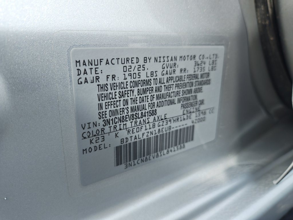 Used 2025 Silver Nissan 1.6 SV image 25