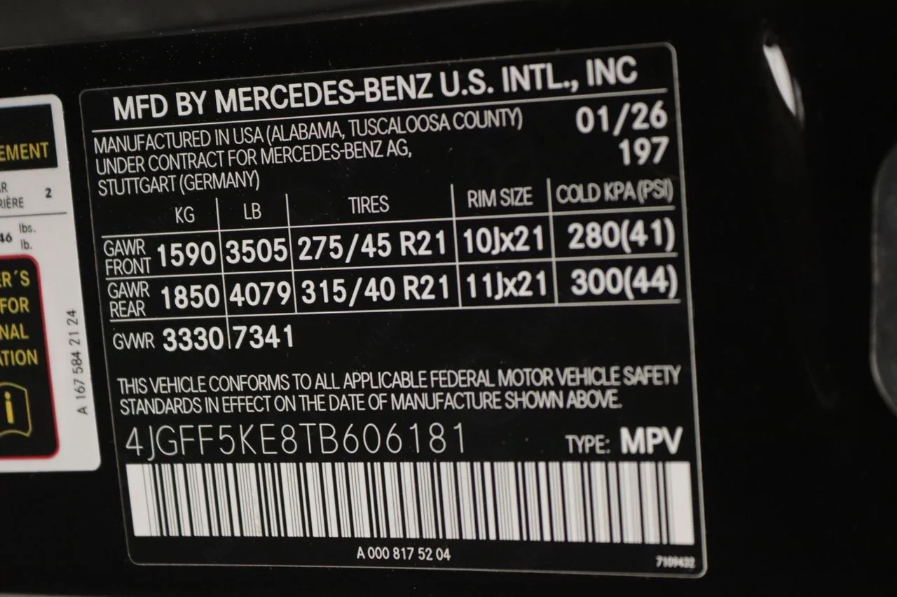 New 2026 Obsidian Black Metallic Mercedes-Benz GLS 450 image 12