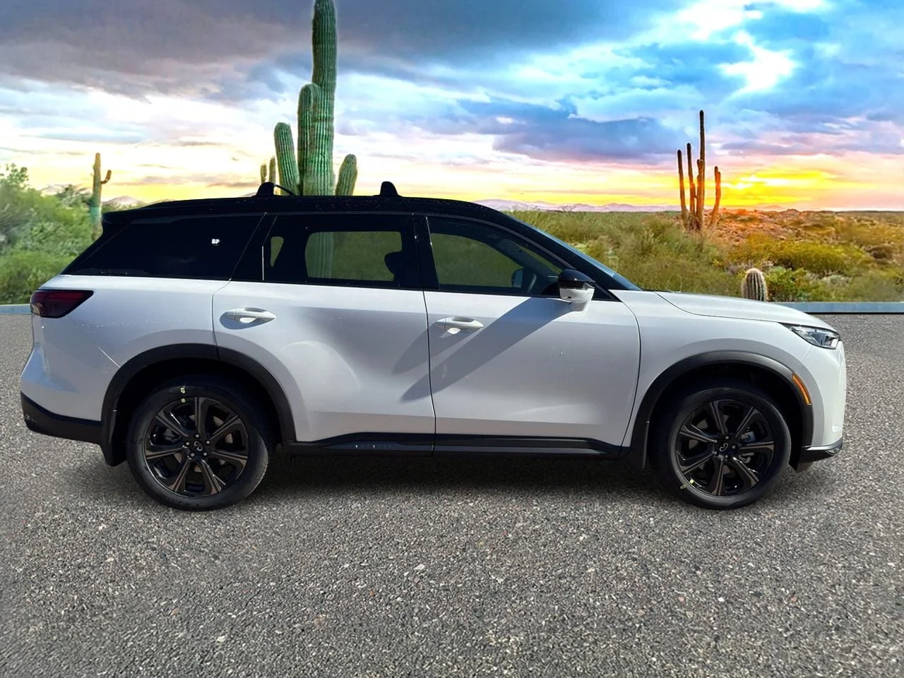 New 2026 Radiant White/Black Obsidian INFINITI Autograph AWD image 2