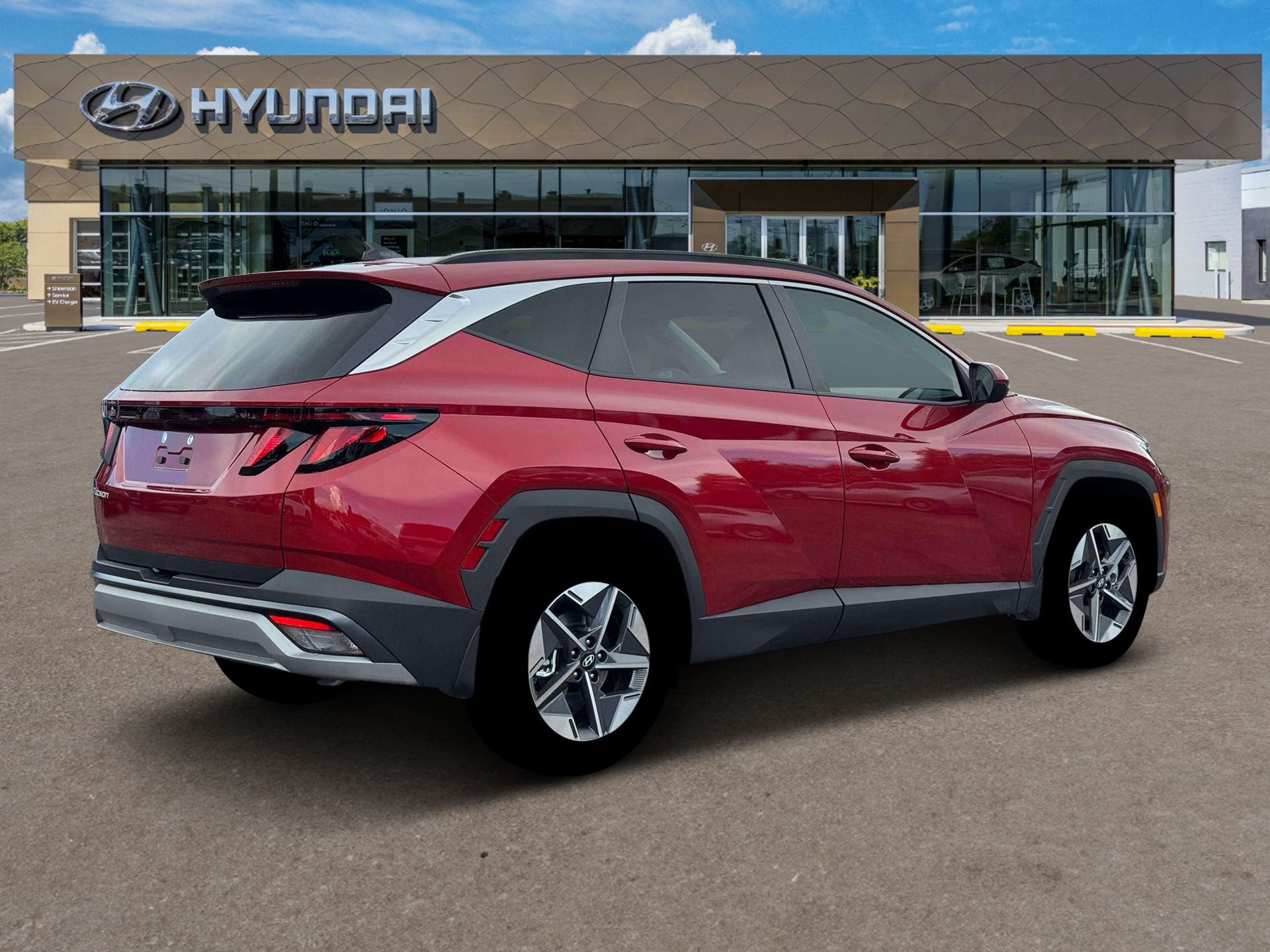 New 2026 Ultimate Red Hyundai SEL FWD image 8