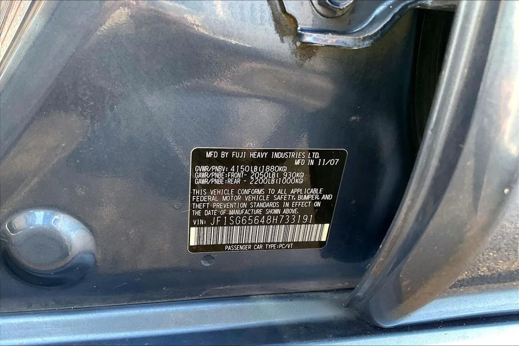 Used 2008 Blue Subaru 2.5X image 28