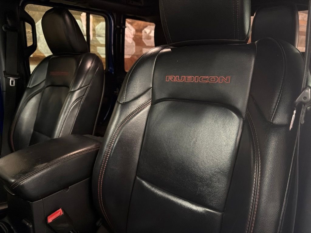 Used 2018 Ocean Blue Metallic Jeep Unlimited Rubicon image 16