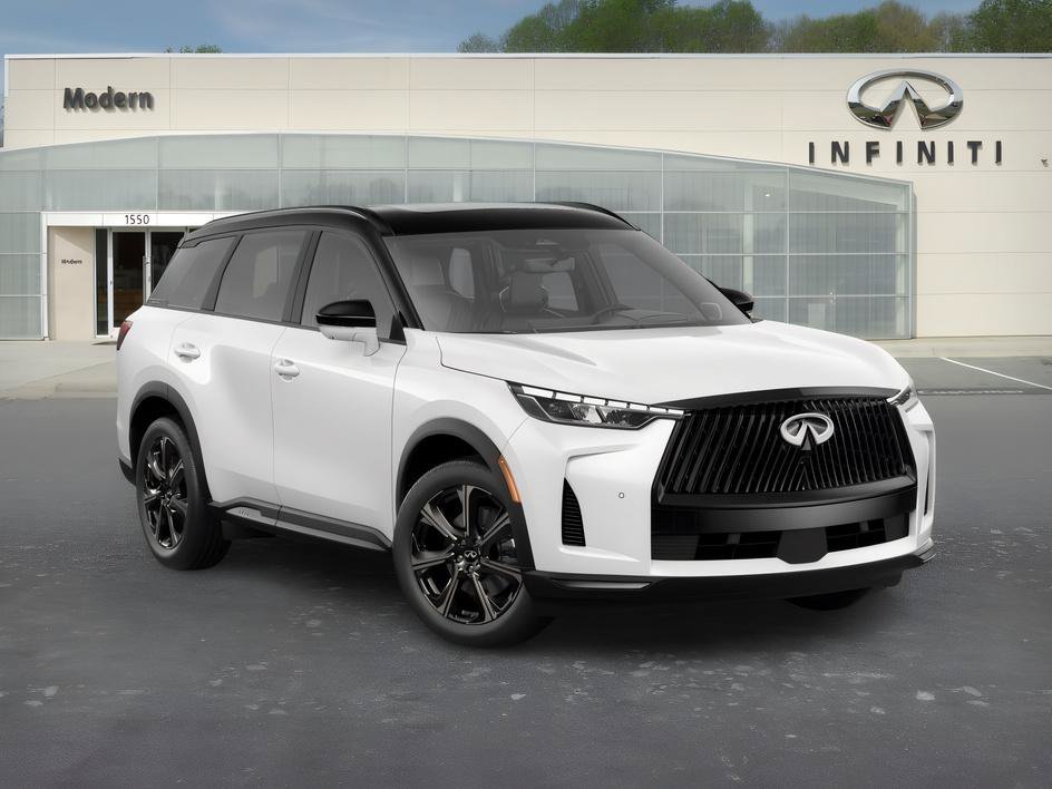 New 2027 Radiant White/Black Obsidian INFINITI AUTOGRAPH image 4
