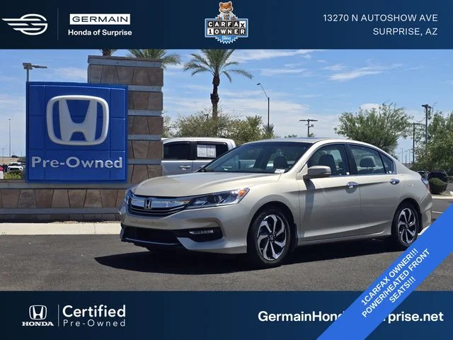 Certified Used 2016 Champagne Frost Pearl Honda EX-L image 1