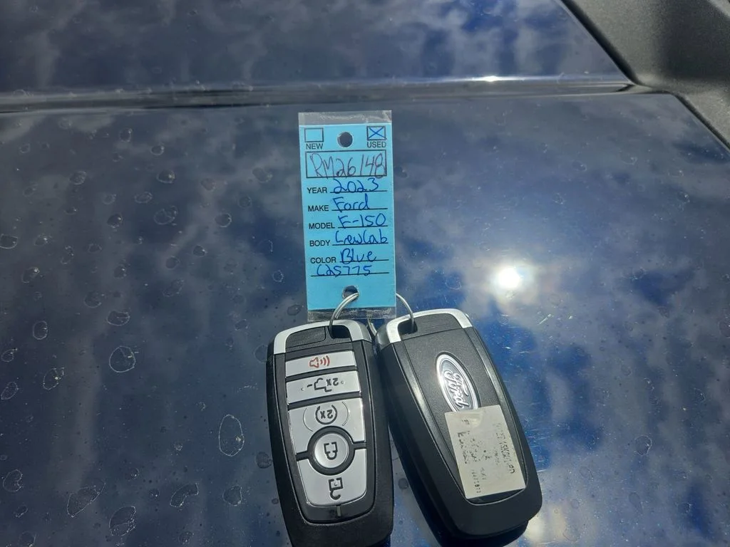 Used 2023 Blue Metallic Ford XLT image 36