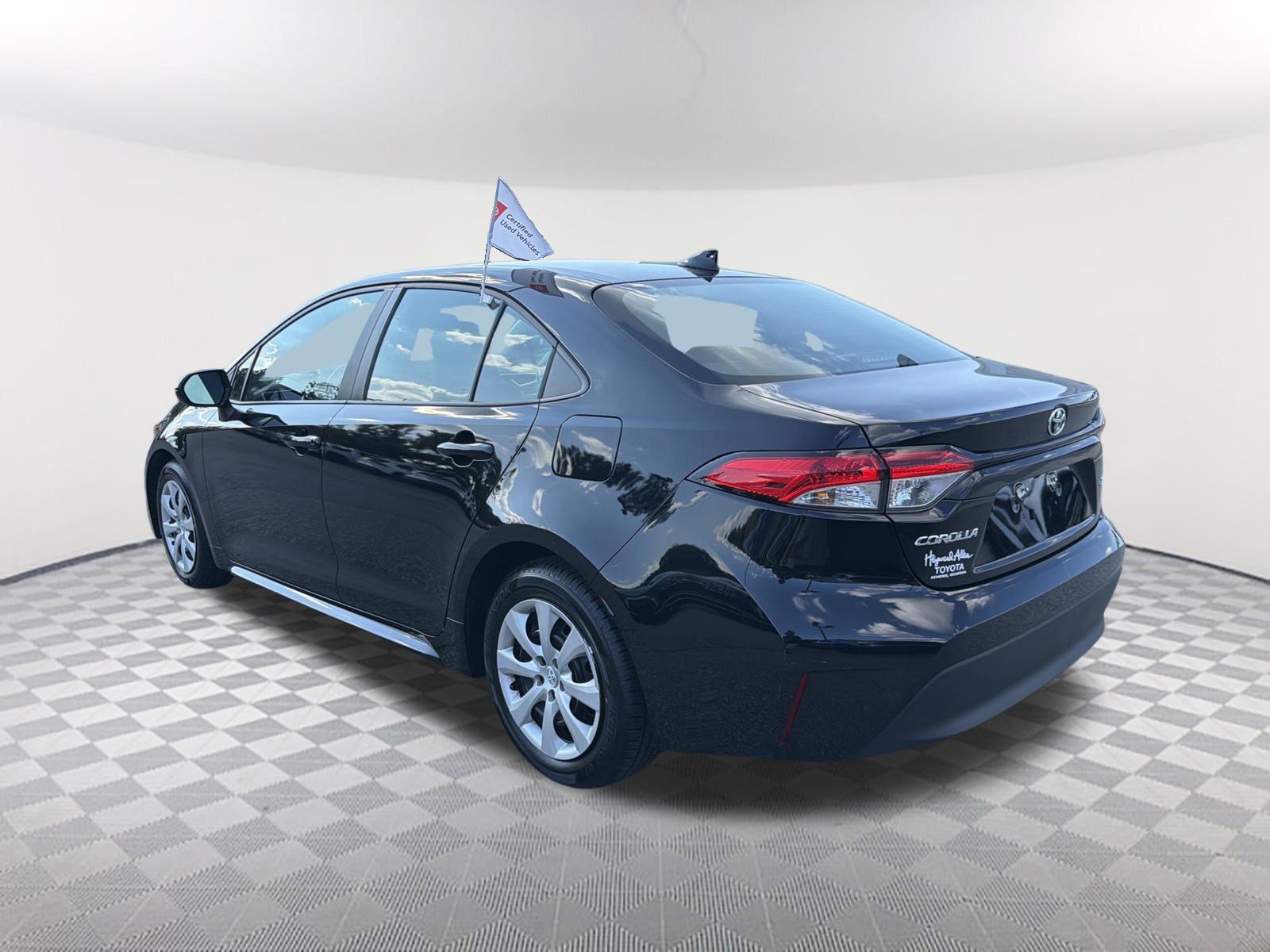 Certified Used 2025 Midnight Black Metallic Toyota LE image 15