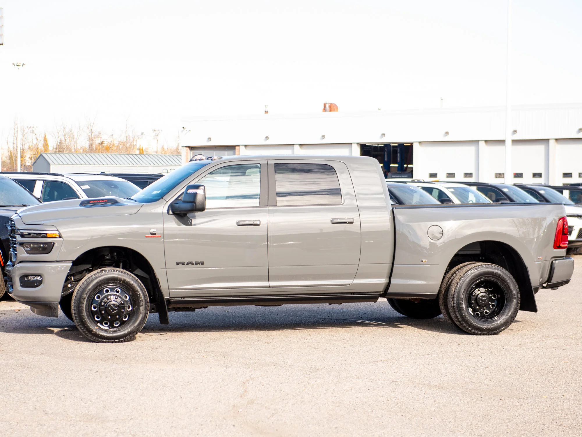 New 2027 Grey RAM Laramie Night* Mega Cab 4x4, Sunroof, Tow Tech Plus Group, Level 2 Equip Group image 2