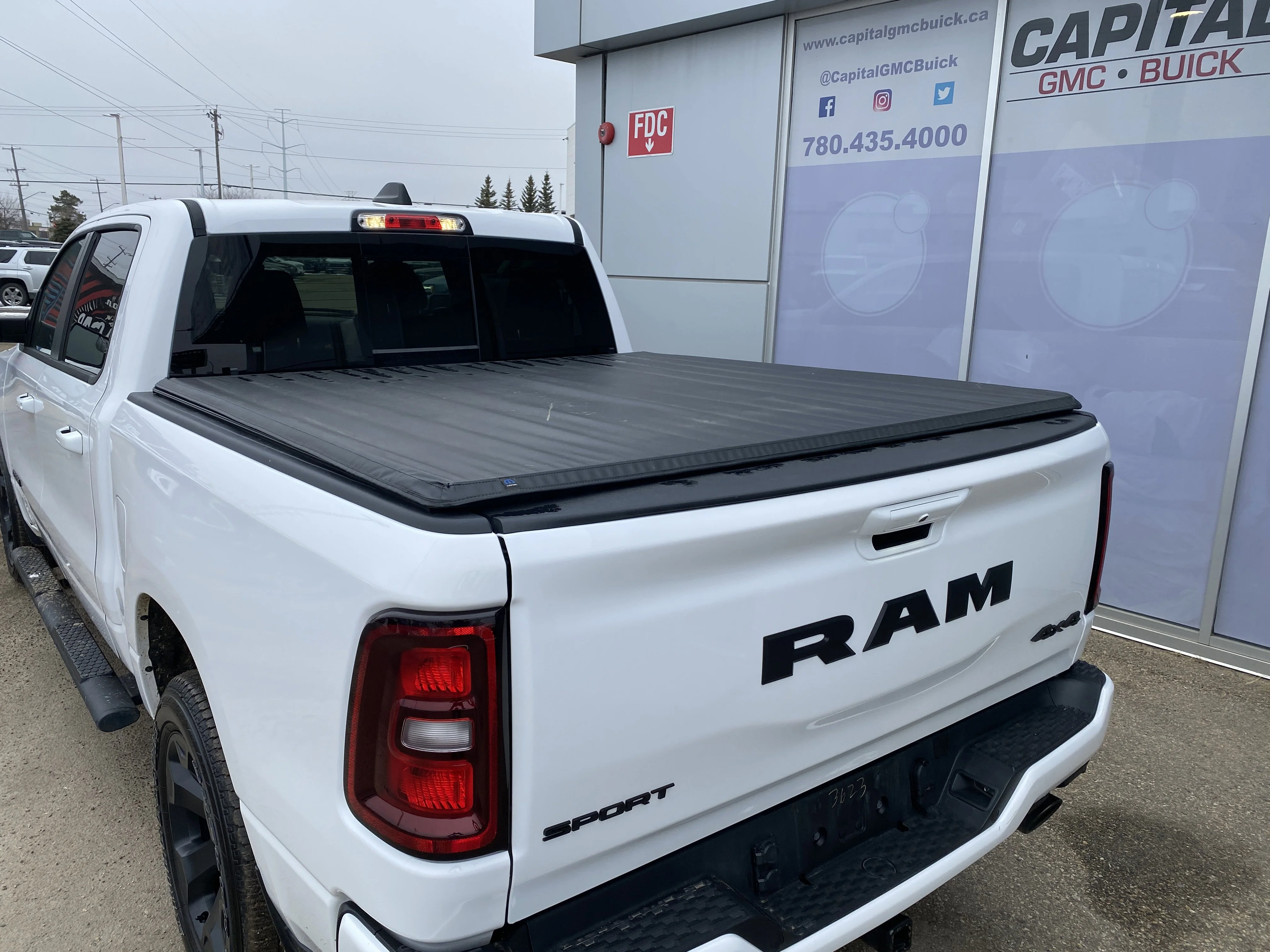 Certified Used 2025 White Ram Sport * 360 CAMERA * RADAR CRUISE * NAVIGATION * image 4