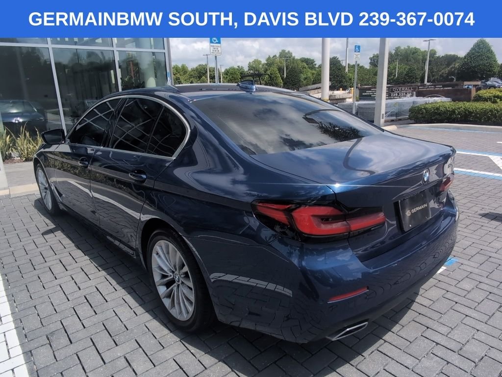 Used 2023 Blue Metallic BMW 530i image 9