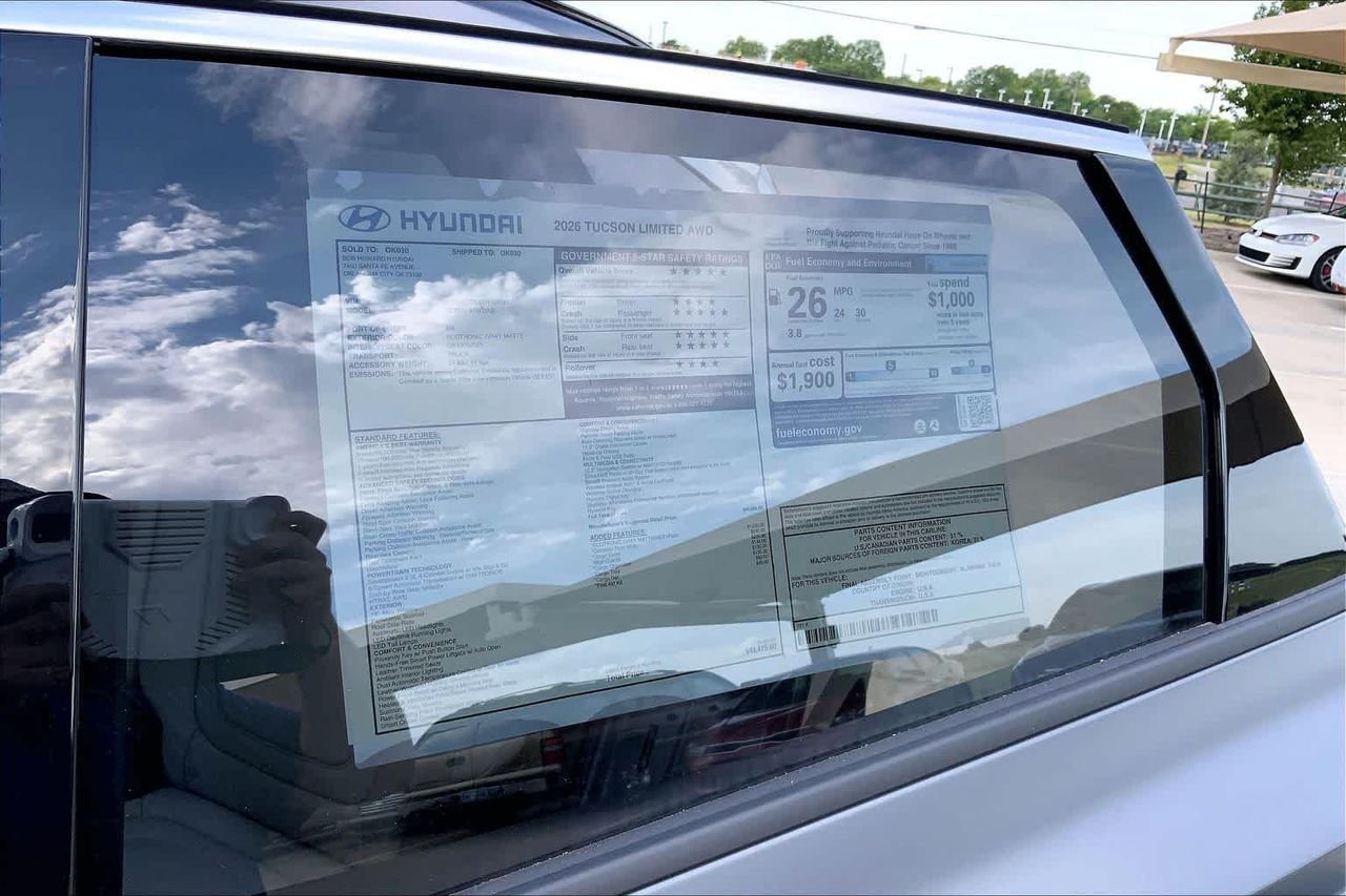 New 2026 Ecotronic Gray Matte Hyundai Limited AWD image 18