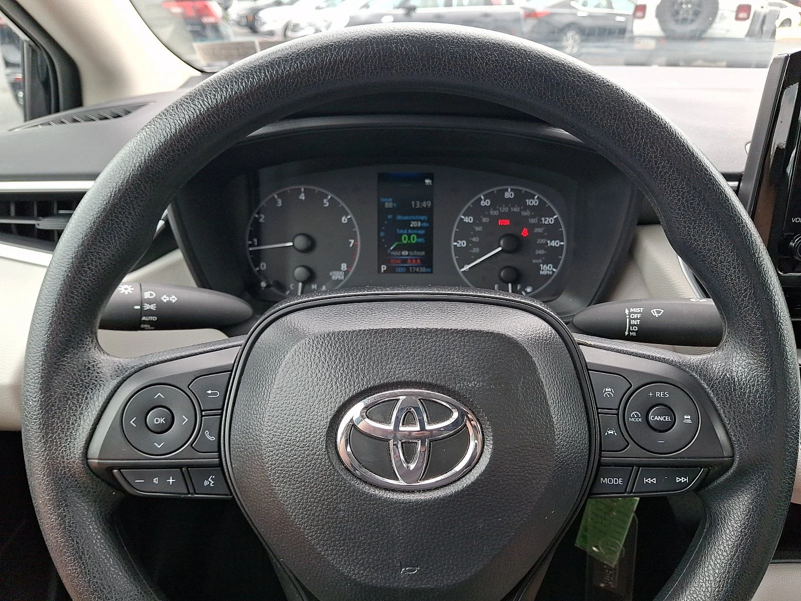 Used 2025 Midnight Black Metallic   218 Toyota LE image 19