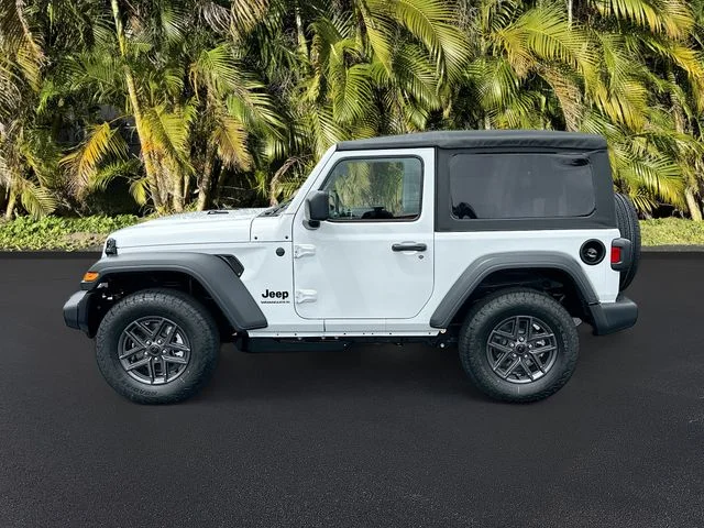 New 2026 Bright White Clear-Coat Exterior Paint Jeep Sport S image 2