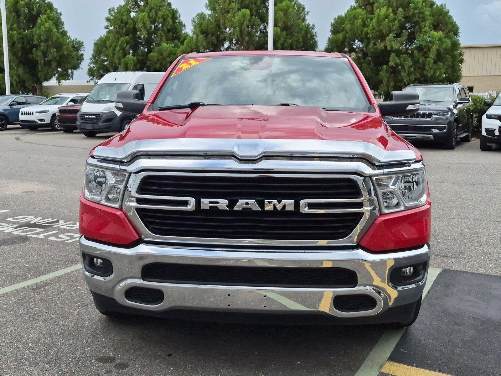 Used 2021 Flame Red Clearcoat Ram Big Horn image 8