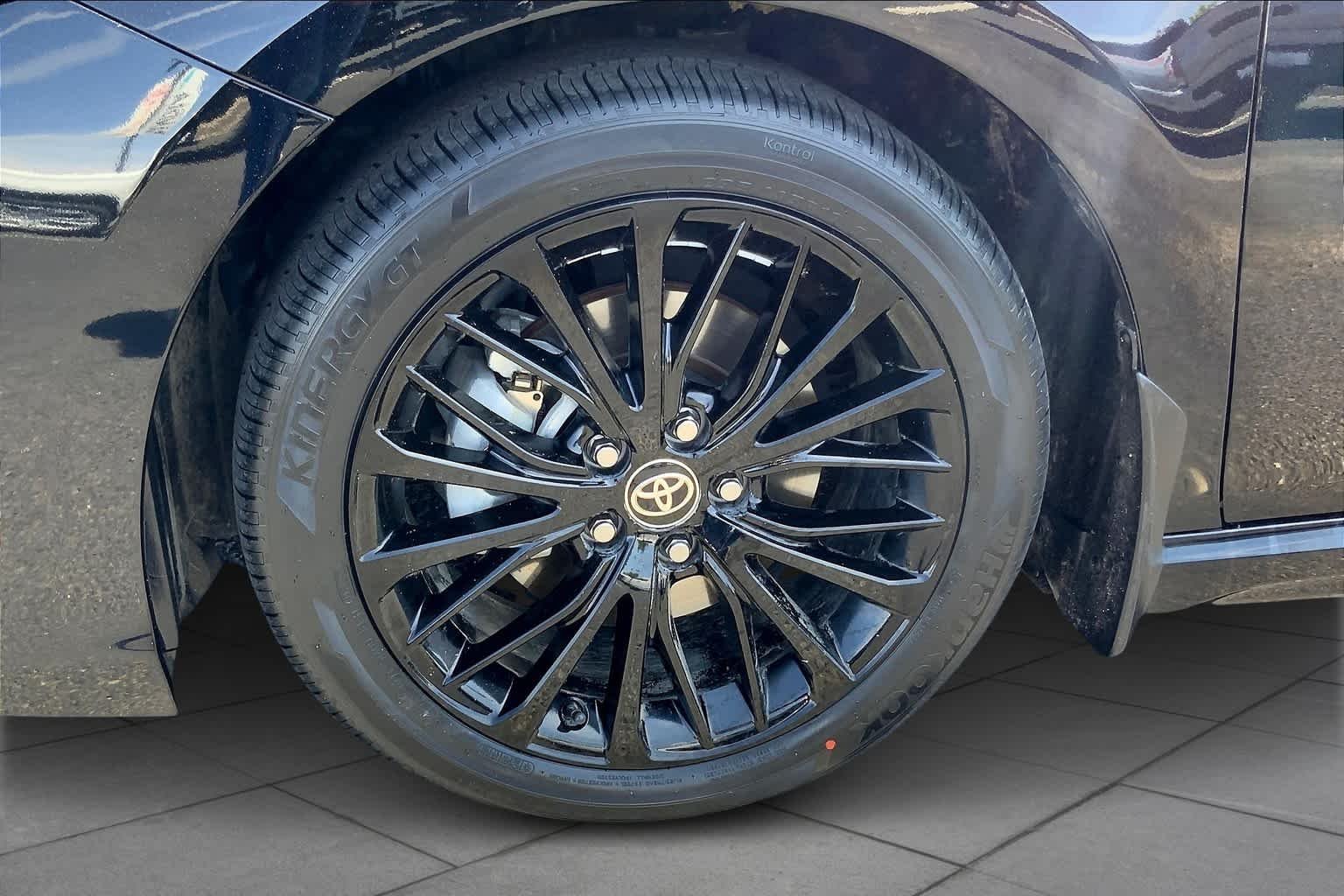 Used 2022 Midnight Black Metallic Toyota Hybrid Nightshade image 11