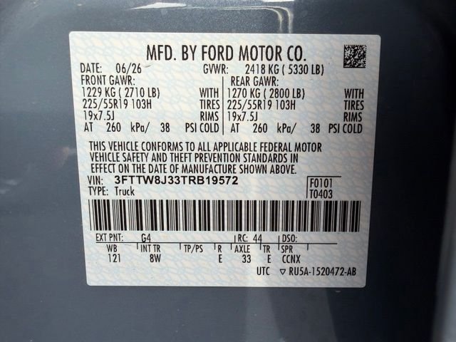 New 2026 Azure Gray Metallic Tri-Coat Ford XLT image 46