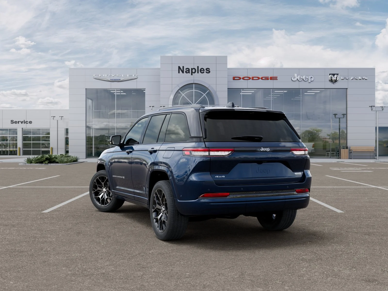 New 2026 Fathom Blue Pearl-Coat Exterior Paint Jeep Summit image 3