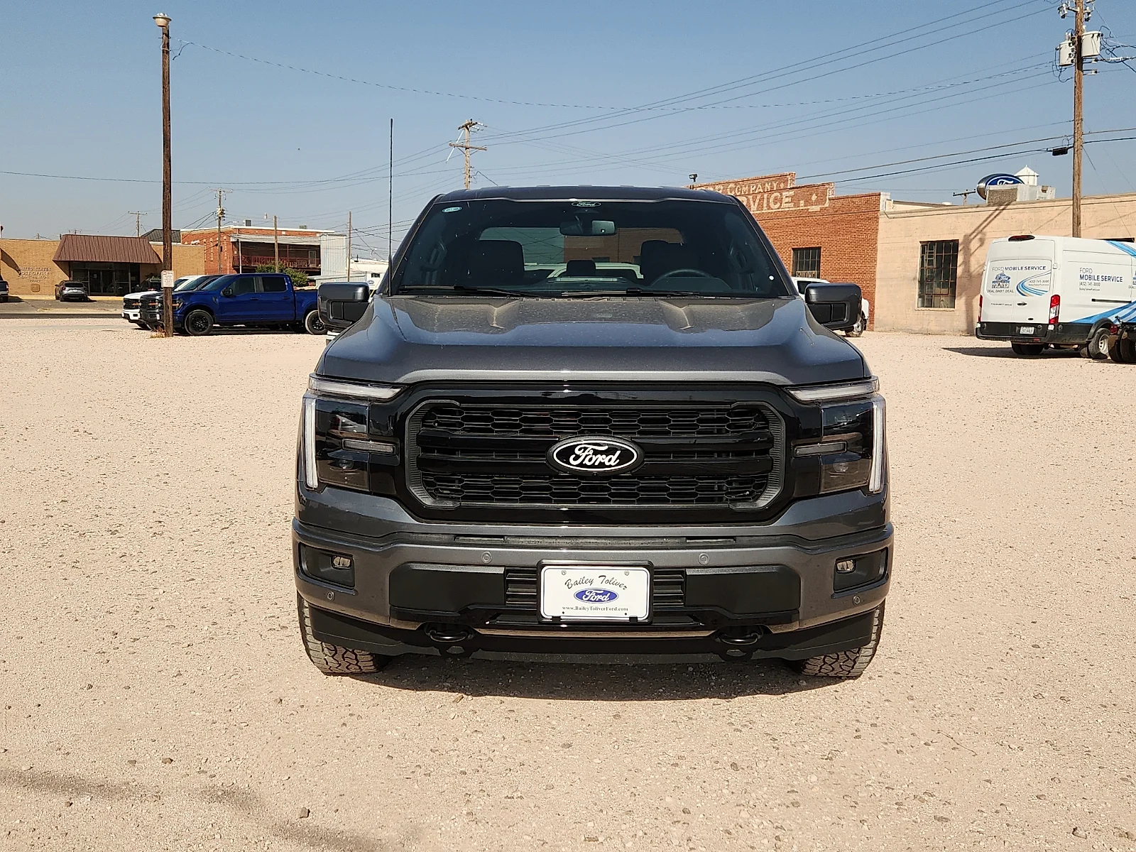 New 2026 Carbonized Gray Metallic Ford Lariat image 2