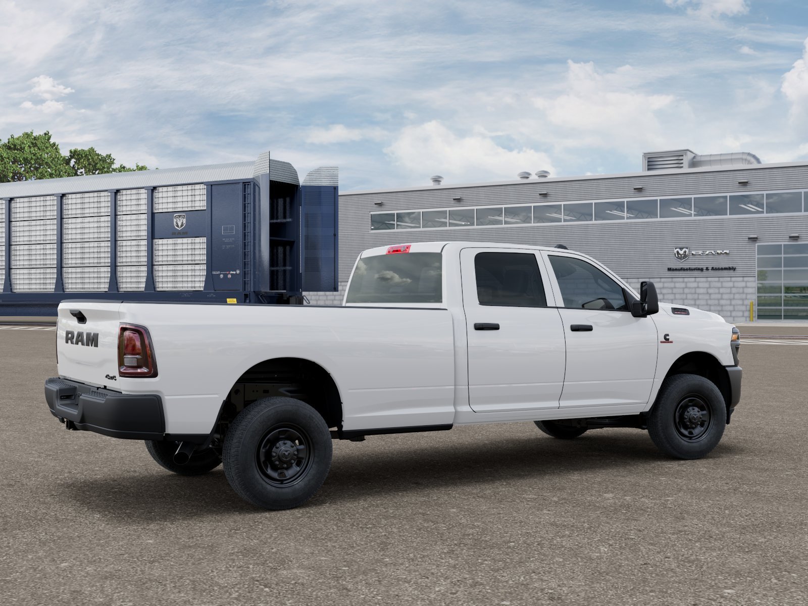 New 2026 Bright White Clear-Coat Exterior Paint RAM Tradesman image 2