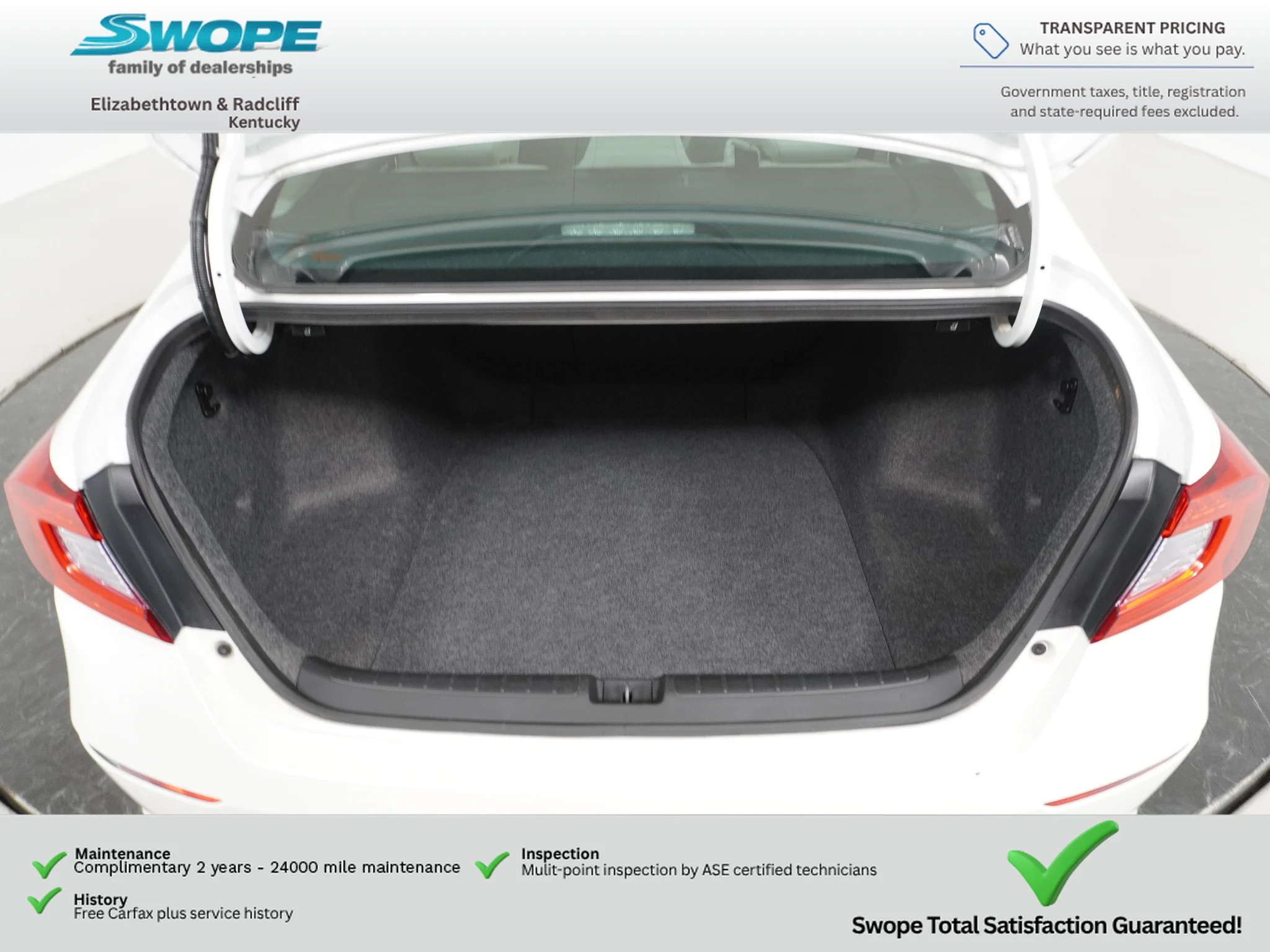 Used 2018 White Orchid Pearl Honda Base image 9