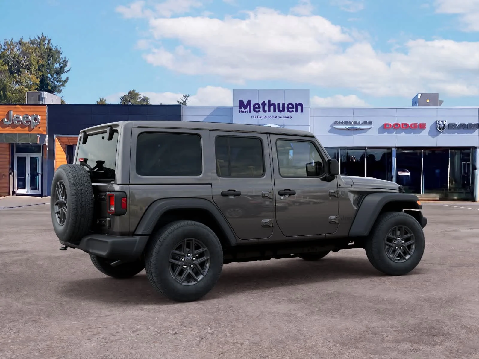 New 2026 Granite Crystal Metallic Clear-Coat Exterior Paint Jeep Sport S image 4