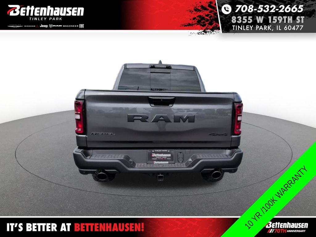 New 2026 Granite Crystal Metallic Clear-Coat Exterior Paint RAM Rebel image 6