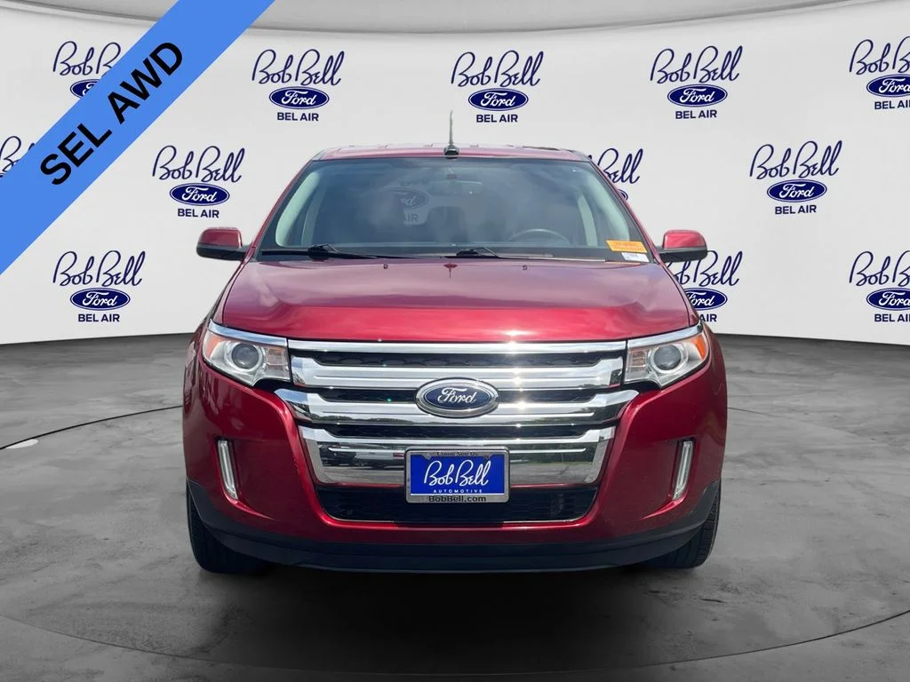 Used 2014 Ruby Red Metallic Tinted Clearcoat Ford SEL image 2