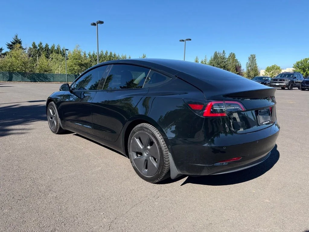 Used 2021 Solid Black Tesla Standard Range Plus image 5