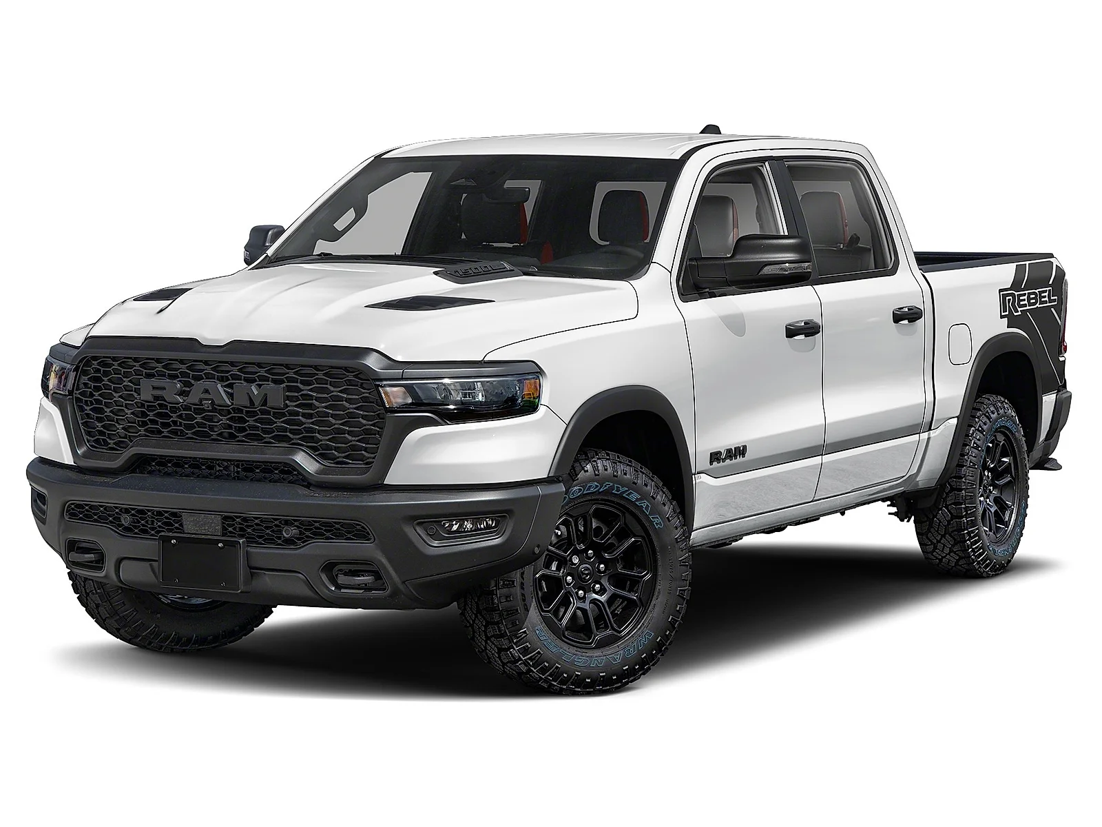 New 2027 Bright White Ram REBEL CREW CAB 4X4 5