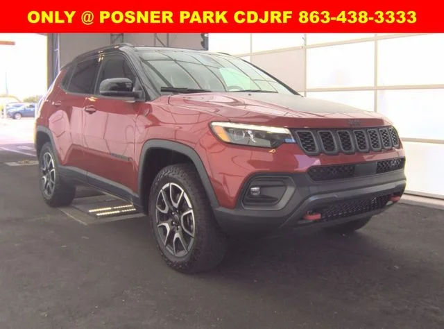 Used 2025 Red Jeep Trailhawk image 2