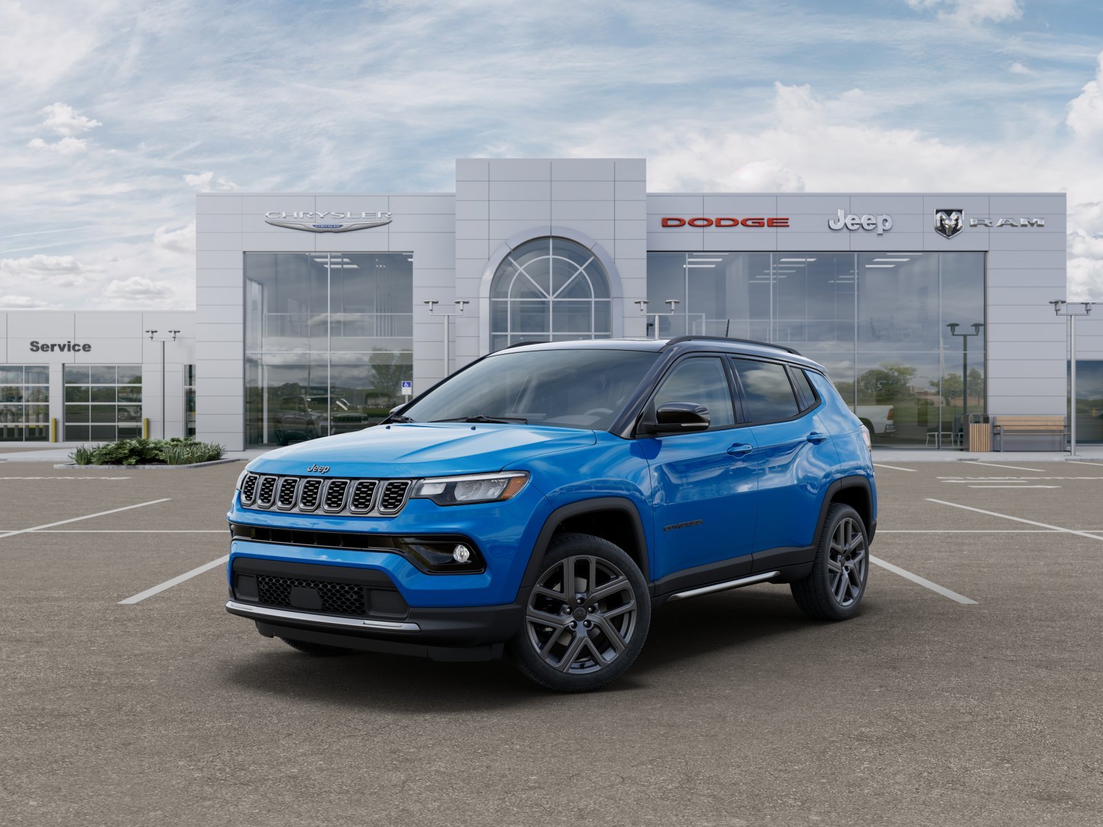 New 2025 Hydro Blue Pearl-Coat Exterior Paint Jeep Limited image 30
