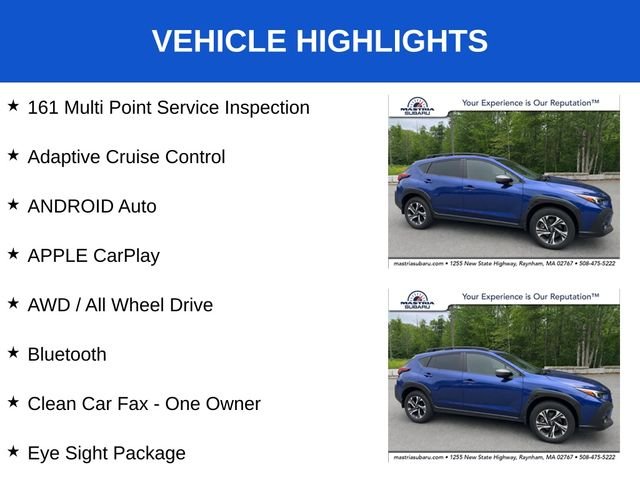 Used 2024 Sapphire Blue Pearl Subaru Premium image 3