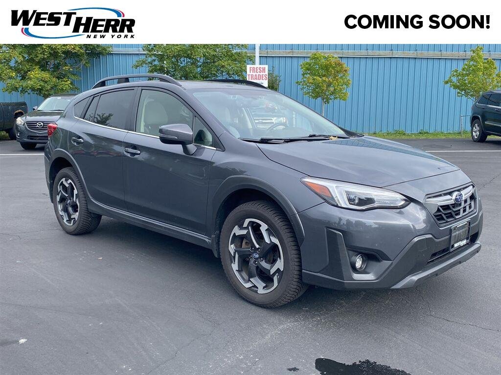 Used 2021 Magnetite Gray Metallic Subaru Limited image 1