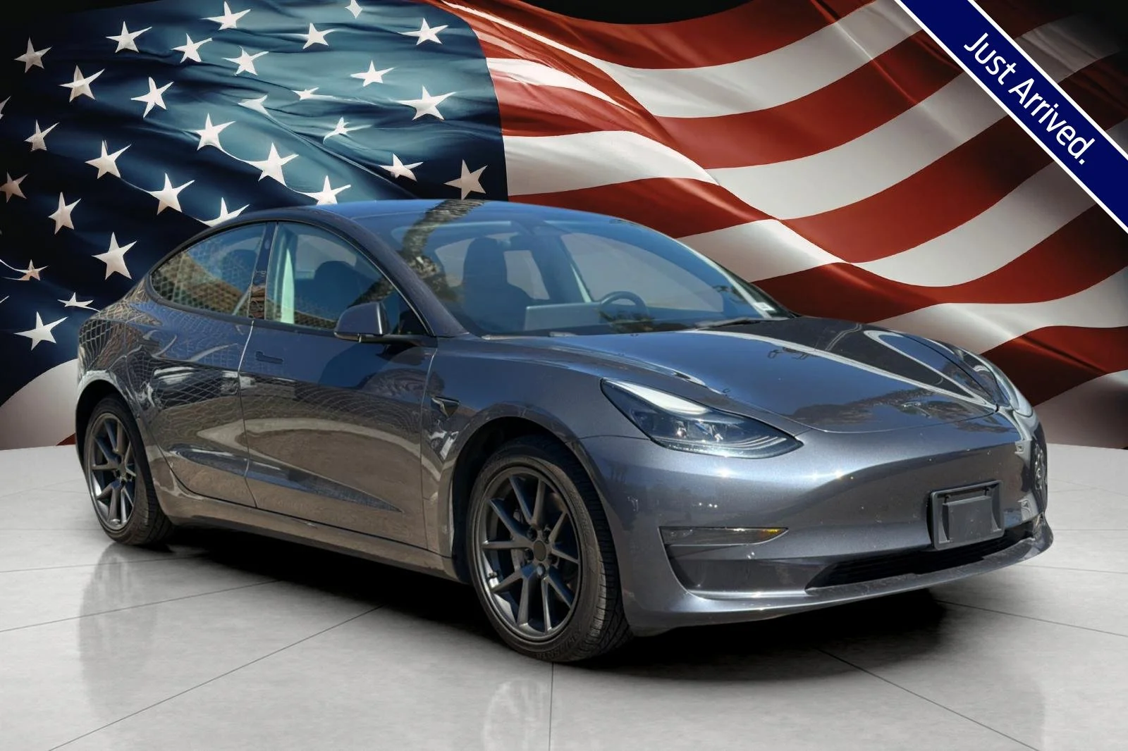 Used 2023 Gray Tesla Base image 1