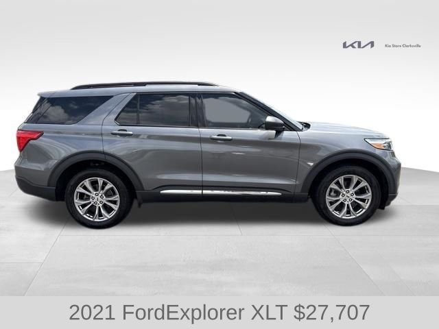 Used 2021 Gray Metallic Ford XLT image 9