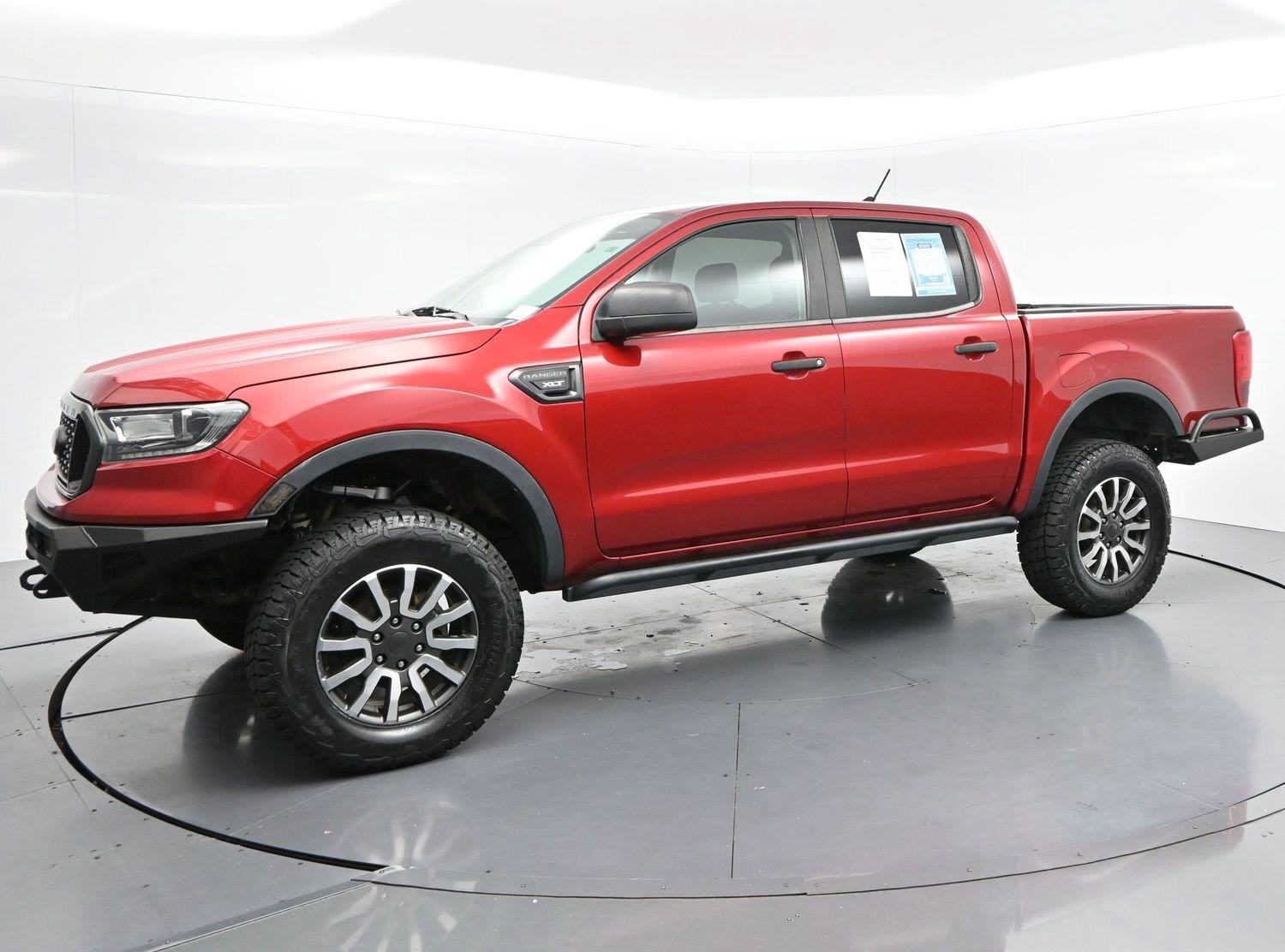 Used 2021 Rapid Red Metallic Tinted Clearcoat Ford XLT image 4