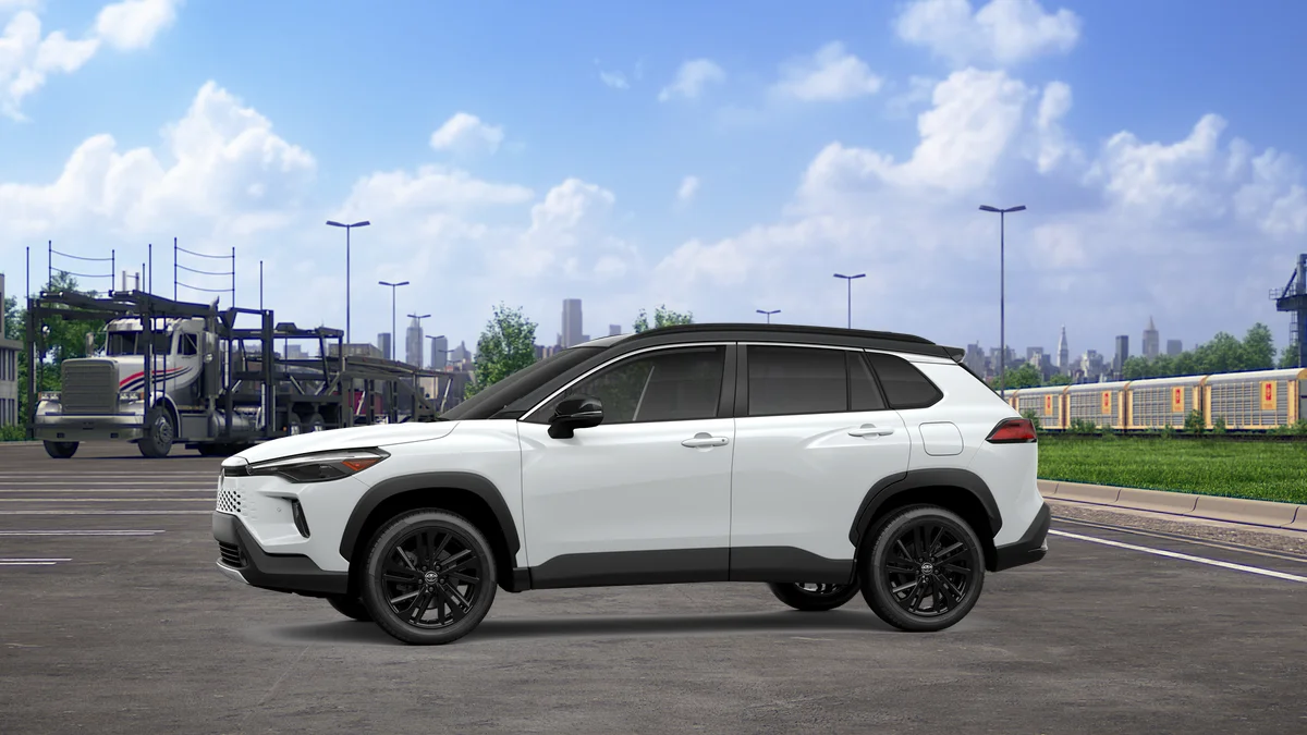 New 2026 Wind Chill Pearl with Jet Black roof Toyota Hybrid XSE image 3