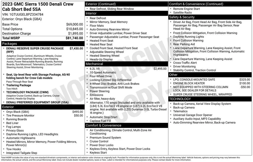 Used 2023 Black GMC Denali image 41