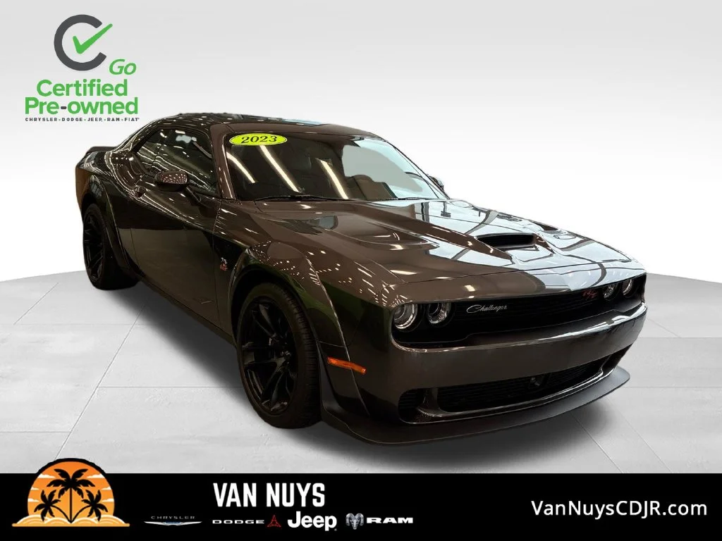 Used 2023 Gray Dodge R/T Scat Pack Widebody image 1