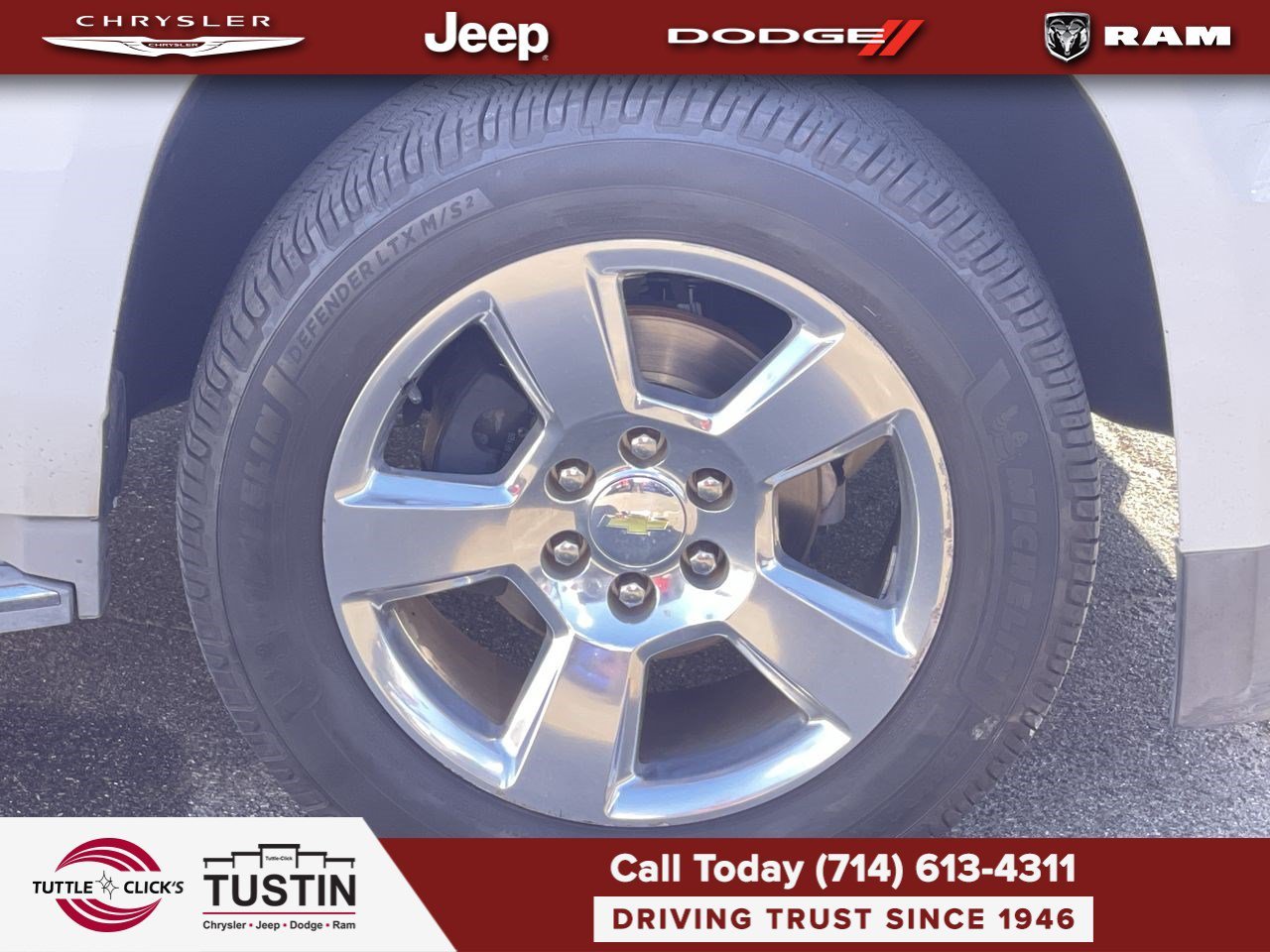 Used 2015 Summit White Chevrolet LTZ image 13