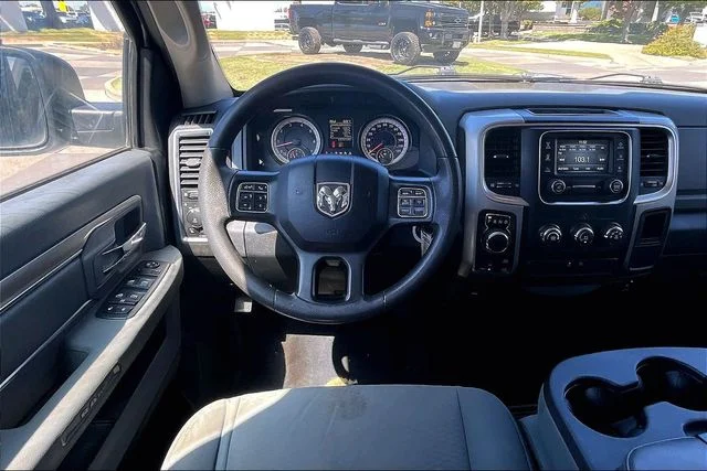 Used 2019 Bright White Clearcoat Ram SLT image 3