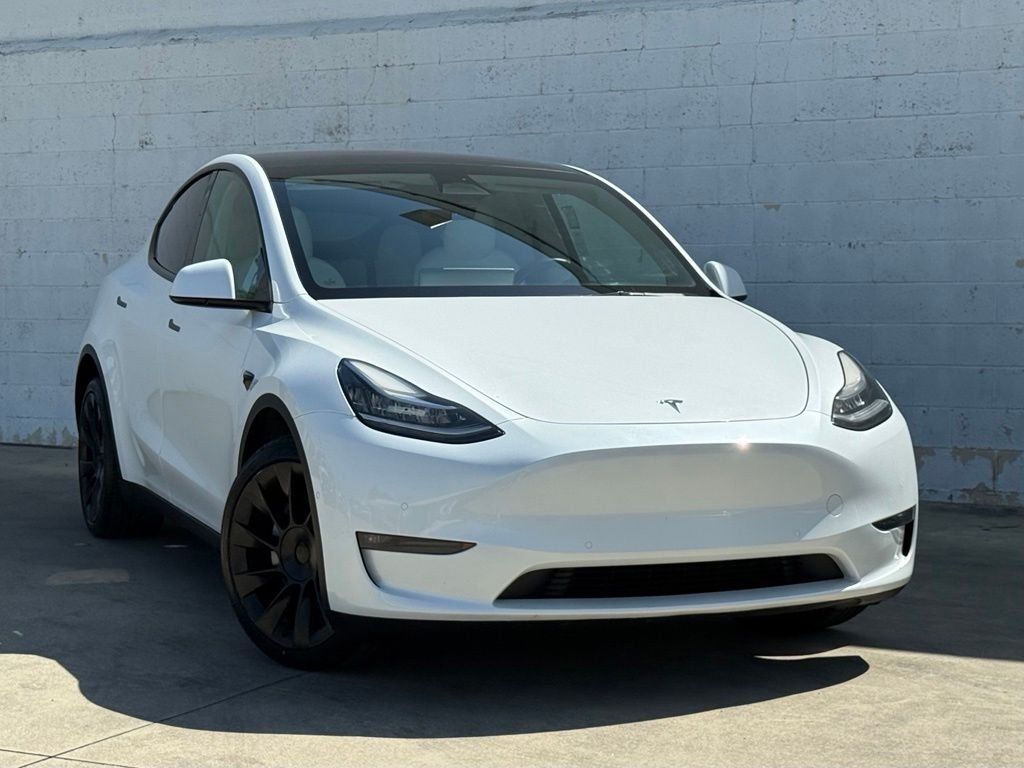 Used 2023 Tesla Model Y Long Range with VIN 7SAYGDEEXPF586215 for sale in Placentia, CA