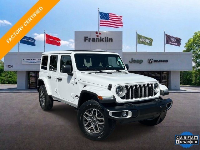 Certified Used 2026 White Jeep Sahara image 1