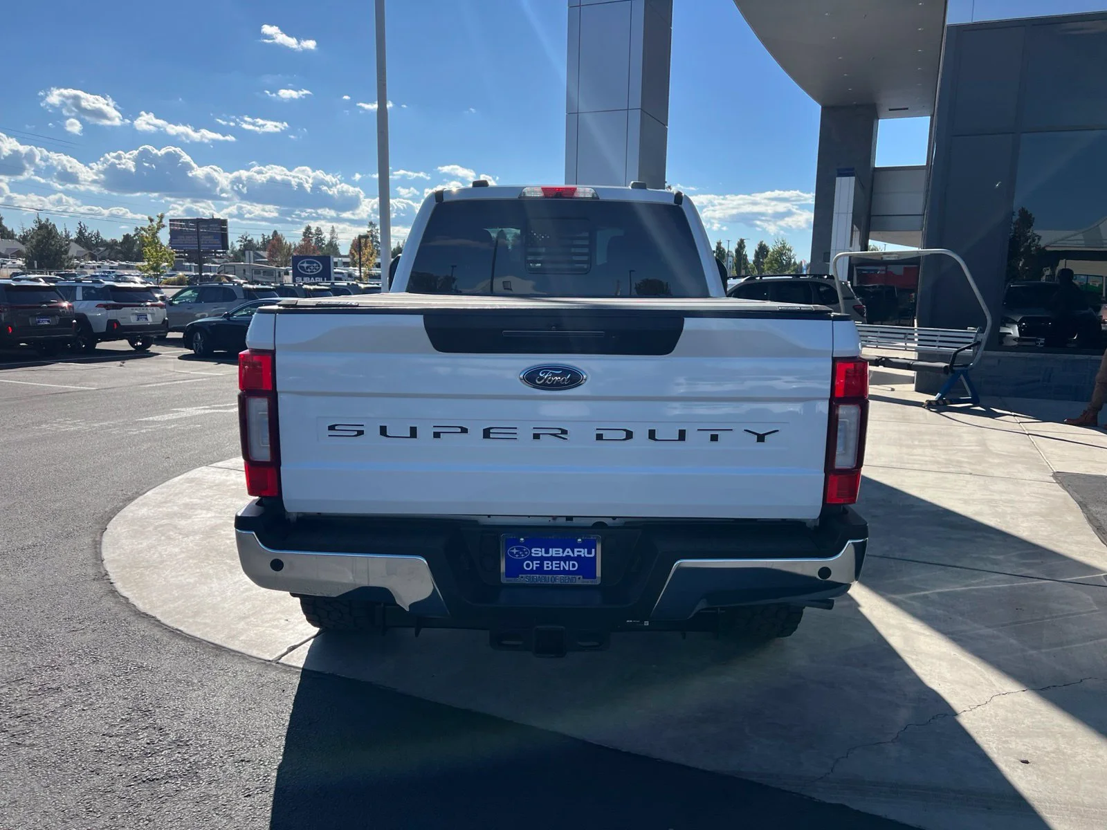 Used 2021 Star White Metallic Tri-Coat Ford Lariat image 6