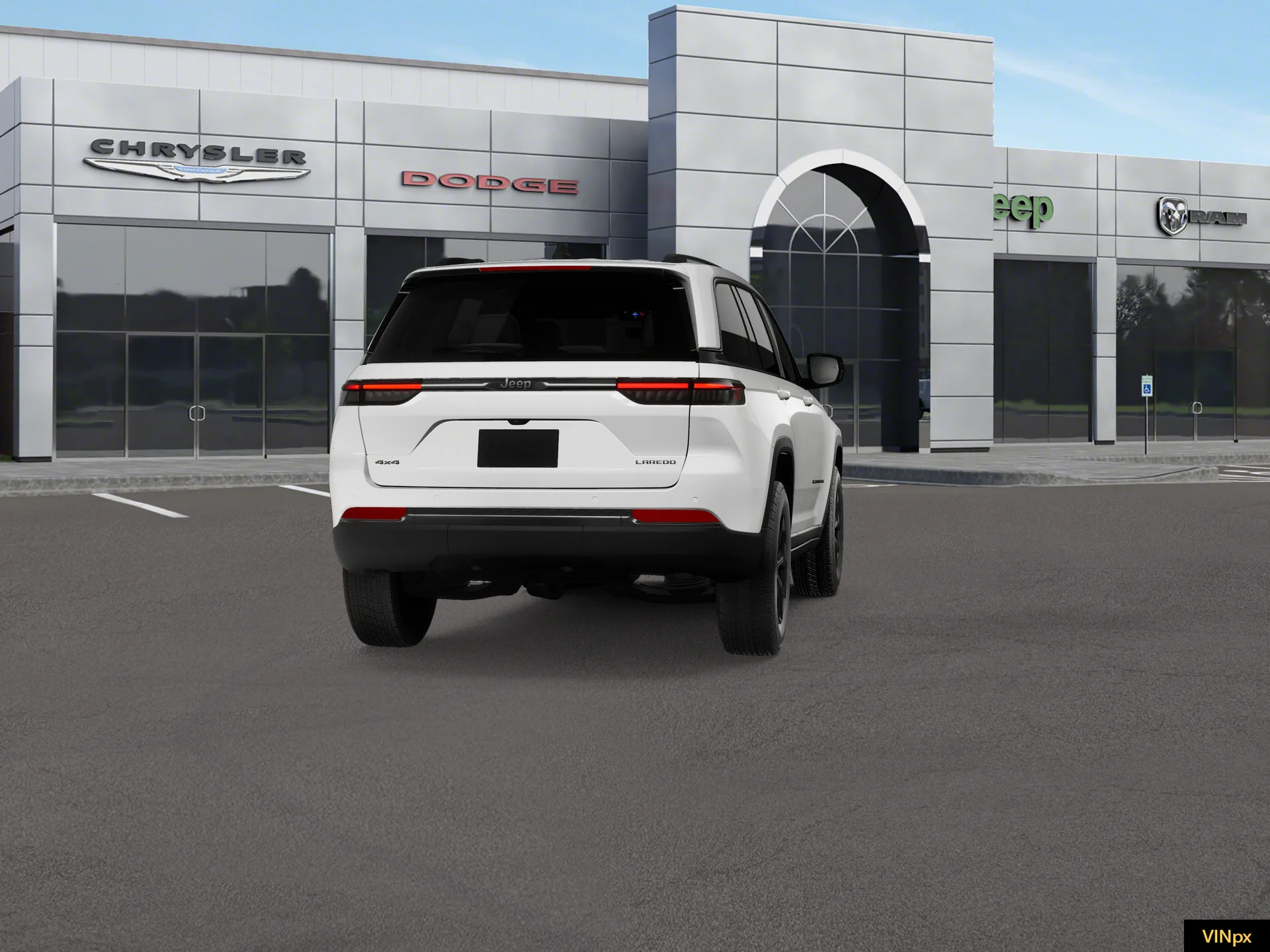 New 2027 Bright White Clear-Coat Paint Jeep Laredo X image 7