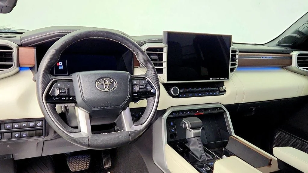 Used 2024 Celestial Silver Metallic Toyota Capstone Hybrid CrewMax 5.5