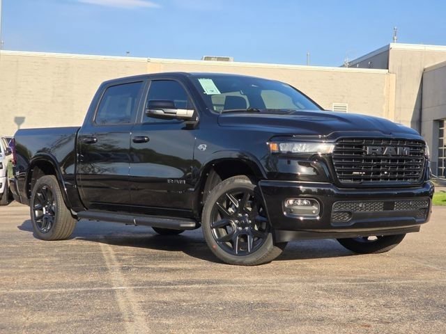 New 2026 Diamond Black Crystal Pearl-Coat Exterior Paint RAM Laramie image 2