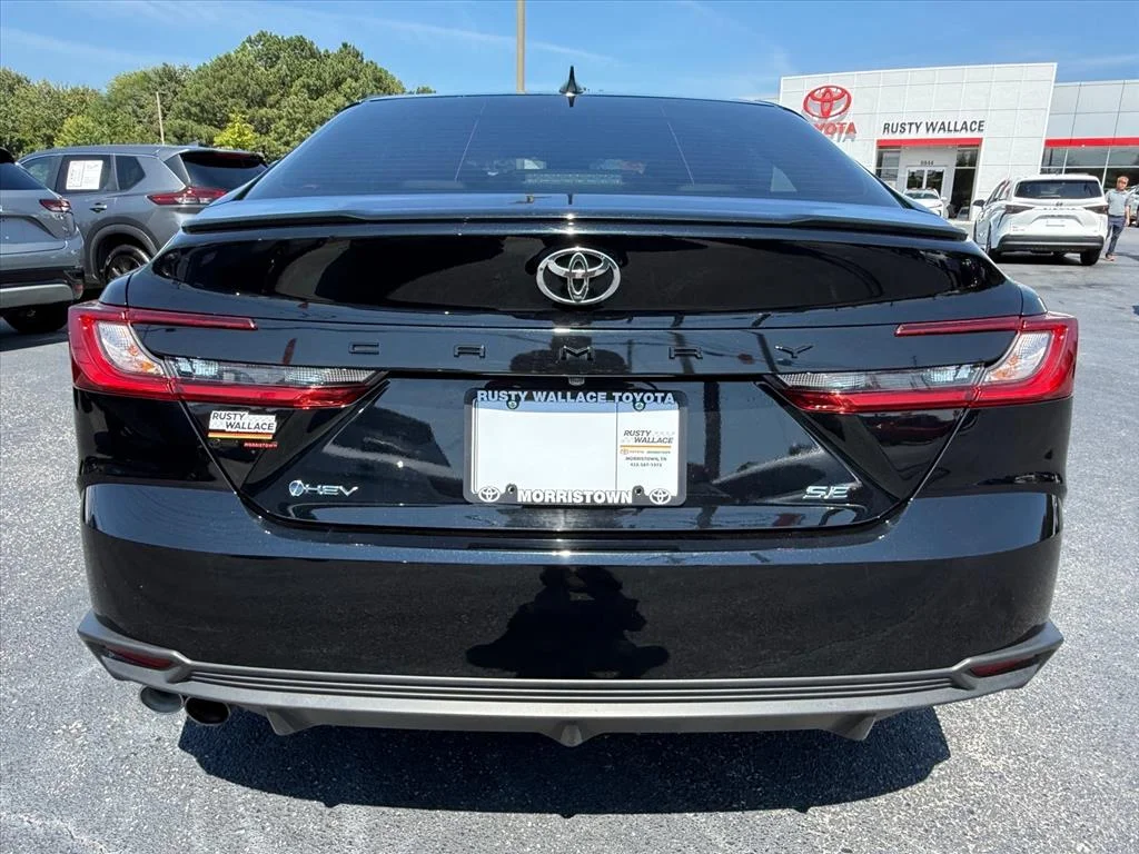 Certified Used 2025 Midnight Black Metallic Toyota SE image 6